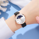 Ke Zi Sun Moon Star Watch Индивидуальность студентки простой водонепроницаемый кварцевый пояс средней школы для младших классов женские часы оптом