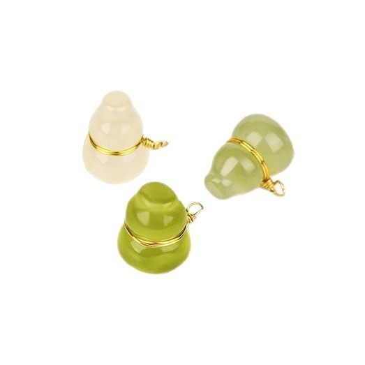 Xiuyu Hetian Jade Small Accessories DIY Jade Scattered Beads Gourd Small Drop Bracelet Bracelet Small Drop Pendant Accessories