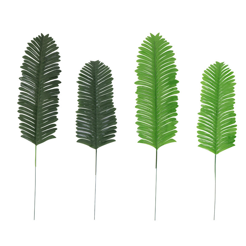 เหล็กใบจำลองพืชดอกไม้ตกแต่งจำลองพืชสีเขียวขายส่งสำนักงานสีเข...