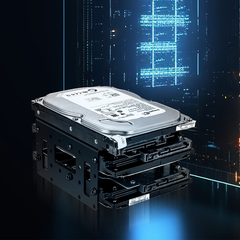 3.5inch Hard Drive Bracket Mechanical Hard Drive Bay 2.5 Hard Drive Expansion Bracket Computer Chassis Multi-Disk Stacking