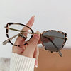 European and American new cat eye glasses frame Fashion anti-blue light glasses cross-border foreign trade color-changing anti-blue light glasses