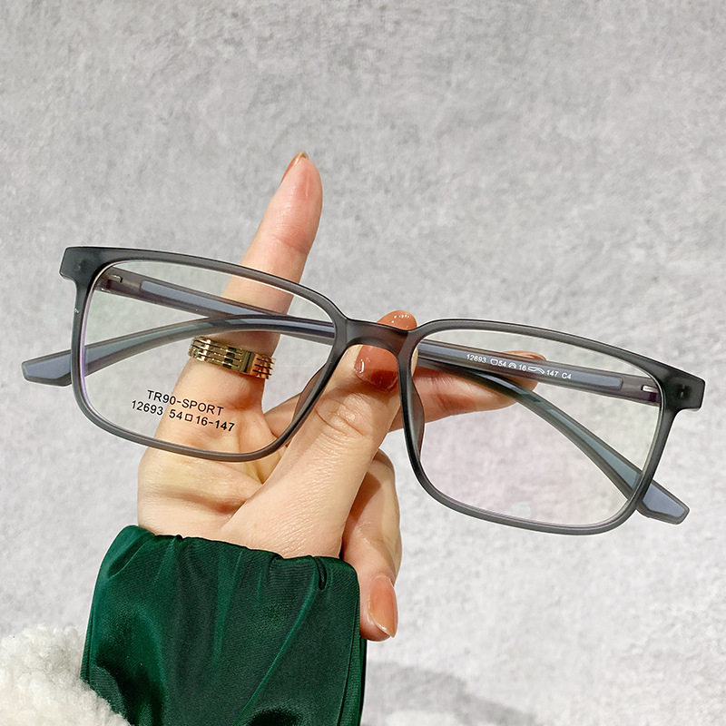 Korean version TR90 square glasses frame for men and women with the same trend of two-color with myopia optical frame manufacturers wholesale