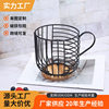 Desktop Coffee Capsule Storage Rack Storage Basket Iron Storage Basket Portable Dormitory Kitchen Fruit Storage Rack