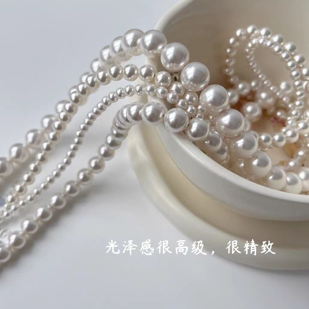 Fever Same Style Imitation Natural Freshwater Shijia Pearl Necklace Women's Clavicle Necklace New Hot Style Accessible Luxury Niche