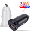 30W Qc4.0+Pd Dual-Line Fast Charging Mobile Phone Car Charger Type-C Car Charger