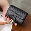 Casual Organ Crocodile Pattern Women's Small Bag Fashionable D-Shaped Snap Coin Bag Men's Card Holder Card Holder Card Holder
