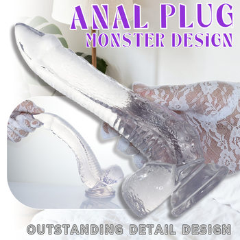 Touch Tentacle Artificial Dildo, Transparent Crystal Dildo, Female Masturbation Stick, Special-Shaped Dildo, Fun and Stimulating Adult Product