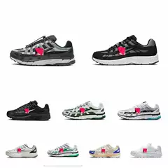 Putian Factory Direct Sales P-6000 Cnpt Wear-Resistant Shock-Absorbing Non-Slip Sports Running Shoes Retro Dad Shoes