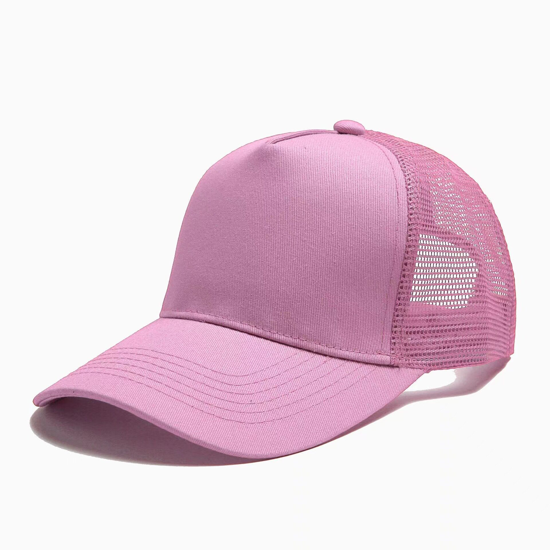 帽子定制鸭舌帽夏季网眼棒球帽logo活动广告帽运动户外防晒遮阳帽