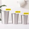 Xiaomi's Same 304 Stainless Steel Direct Drinking Cup, Anti-Fall Camping Style Single-Layer Rolled Edge Beer Cup, Outdoor Stacking Cold Drink Cup