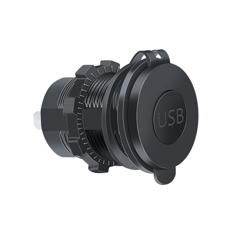 Cross-Border New Product for Automobiles, Motorcycles and Boats, Dual USB Modified Car Charger, Dual Qc36W with Switch/Without Switch