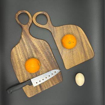 Walnut Cutting Board, Chopping Board, Bread Board, Thickened Solid Wood with Handle, Steak and Fruit Board, Holiday Gift