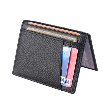 Genuine Leather Card Holder Men's Ultra-thin Card Holder Simple Card Holder Women's Bank Card Holder Multi-Card Holder Driver's License Holder