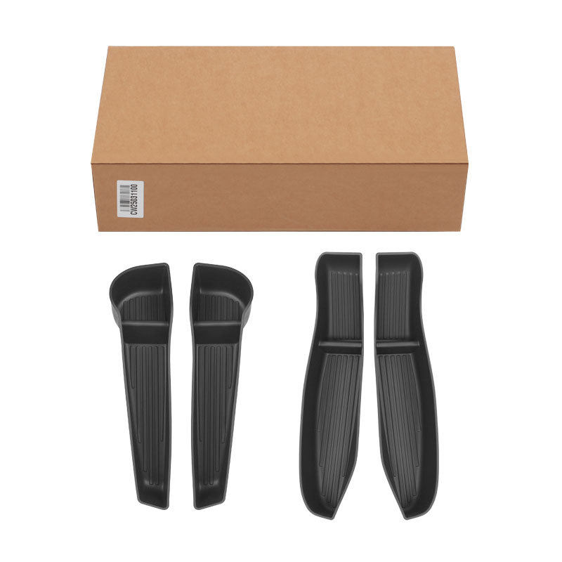 适用焕新modelY25款特斯拉车门槽储物盒全包前后把手收纳套装配件