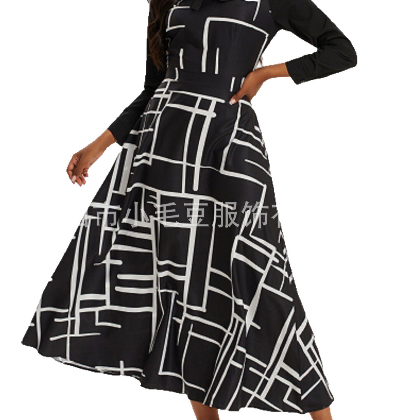 Elegant Floral Print Asymmetrical Dress Fashionable Patchwork Design Perfect for Parties and Special Occasions