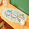 Giika Wow Mouse Pad Cartoon Cute chiikawa Usaki Small Eight Thickened Non-Slip Mouse Office Desk Pad
