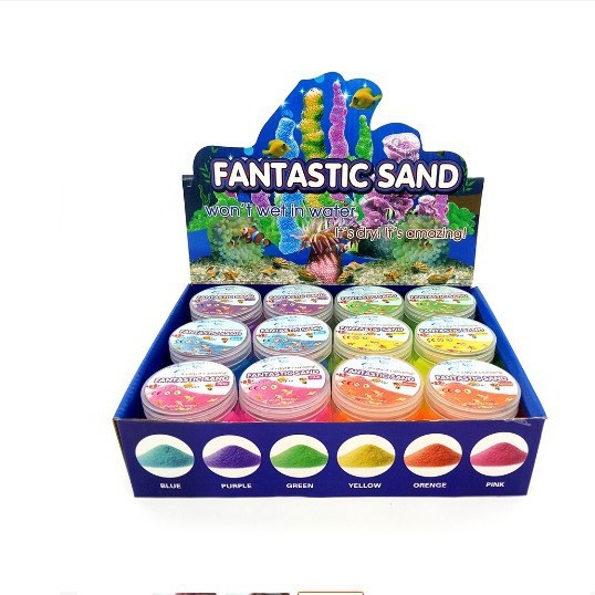 抖音爆款MAGICSAND魔术沙瓶装水中造型沙不湿沙 彩砂 新奇特玩具