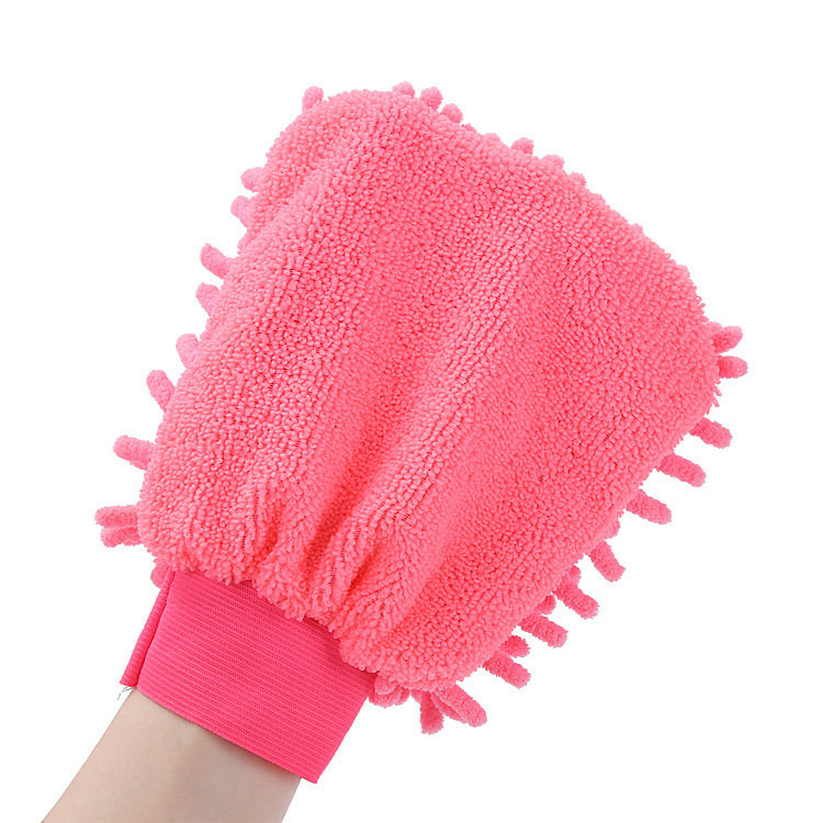 Chenille Single and Double-Sided Car Wash Gloves, Velvet Coral Polyp Car Wipe Gloves, Car Cleaning Tools, Special Beauty Care