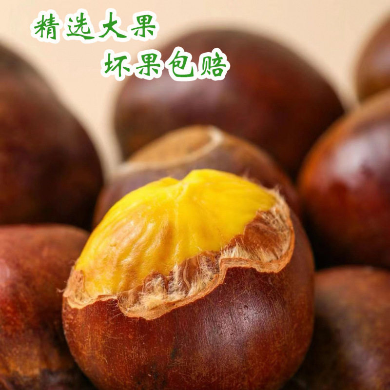 Authentic Qianxi Chestnuts, Fresh Shelled Oil Chestnuts, Selected Fresh Chestnut Kernels, Large and Plump Raw Chestnuts, Free Shipping