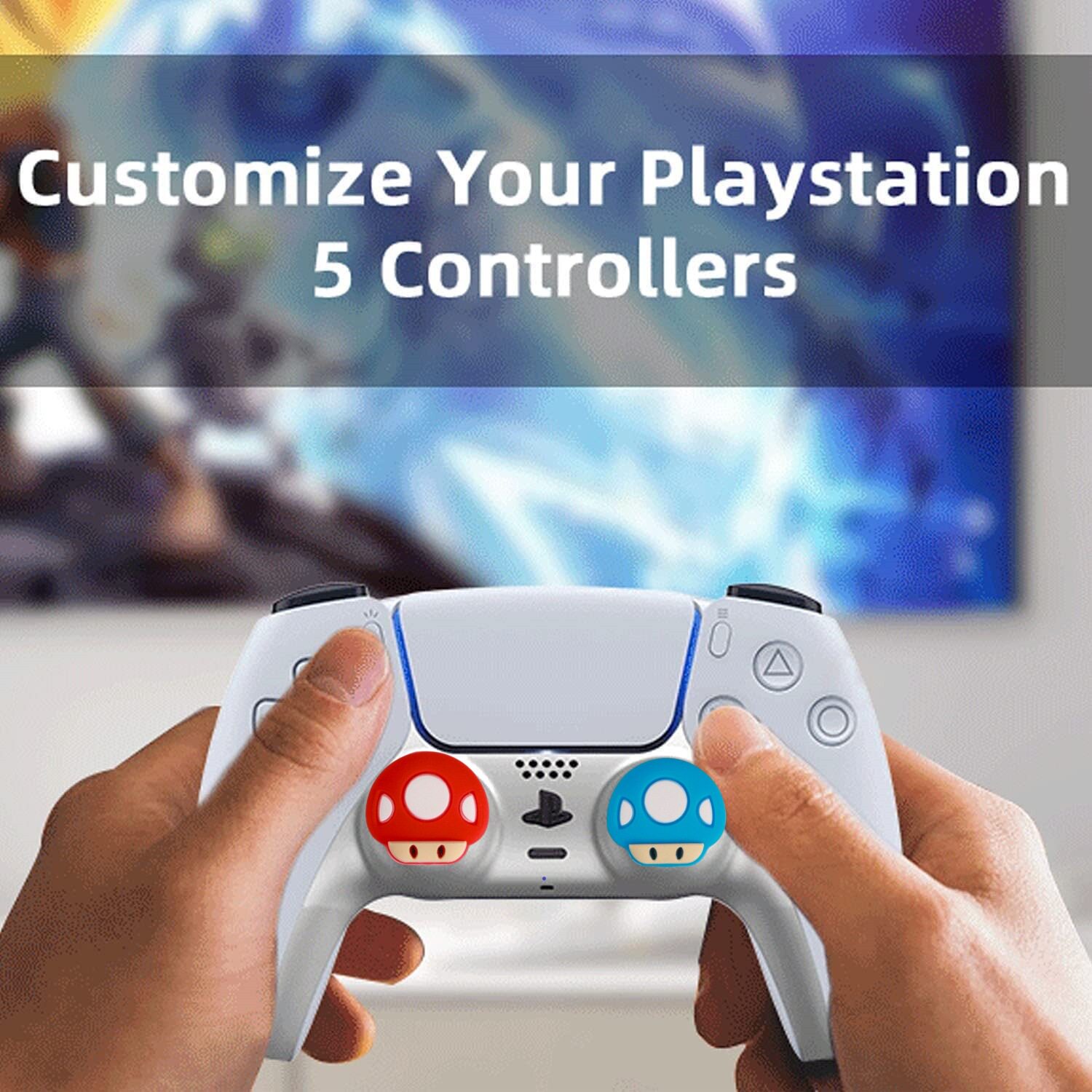 Ps5 Handle Rocker Cap Ps4/Xbox Handle Silicone Protective Cap Switch2 Rocker Cap Key Cap Set