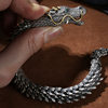 Wu Lin new dragon bracelet men's retro domineering trend men's bracelet keel cold wind advanced sense factory direct silver