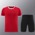 Ad07 red shorts suit