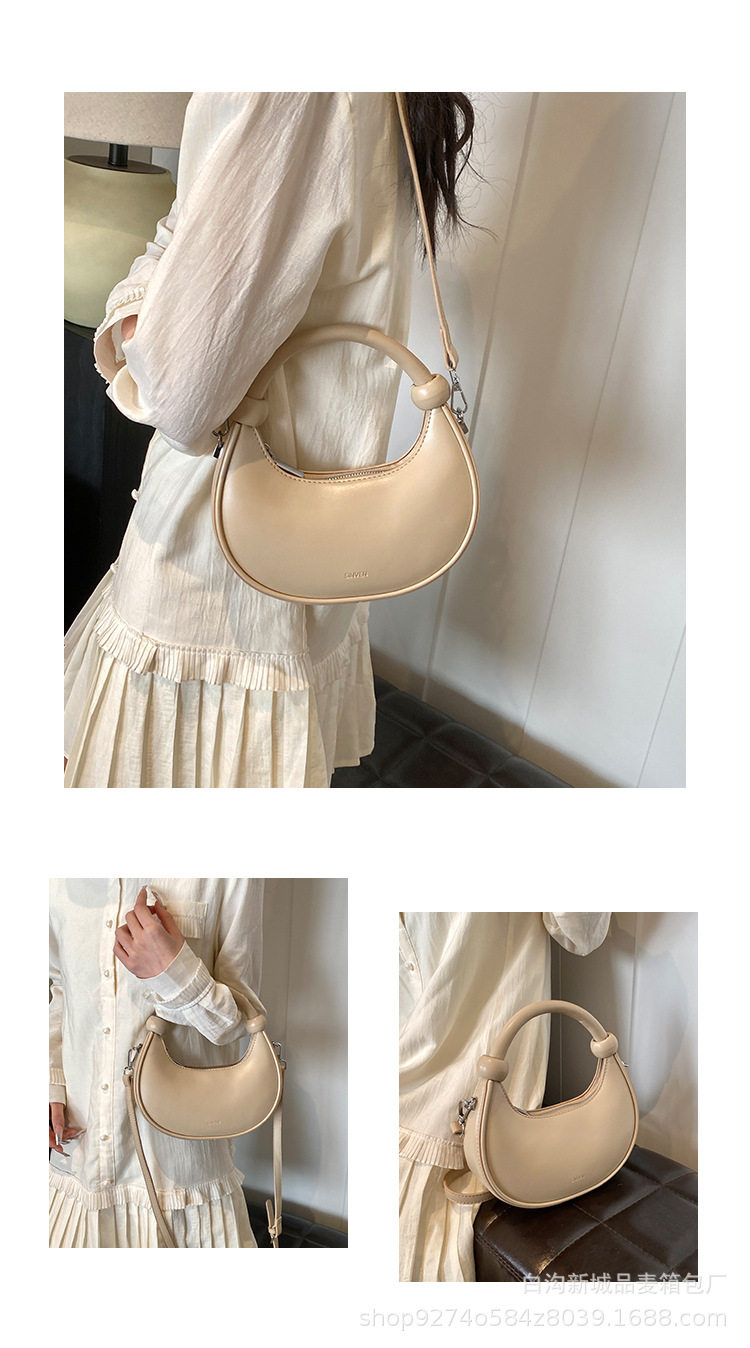 French Niche Elegant Handheld Small Bag Women's Bag New Trendy Fashion Shoulder Bag Foreign Style Crossbody Dumpling Bag 6 O1CN01yjqRzY2HKyDHcbRXJ !!2215913929133 0 cib