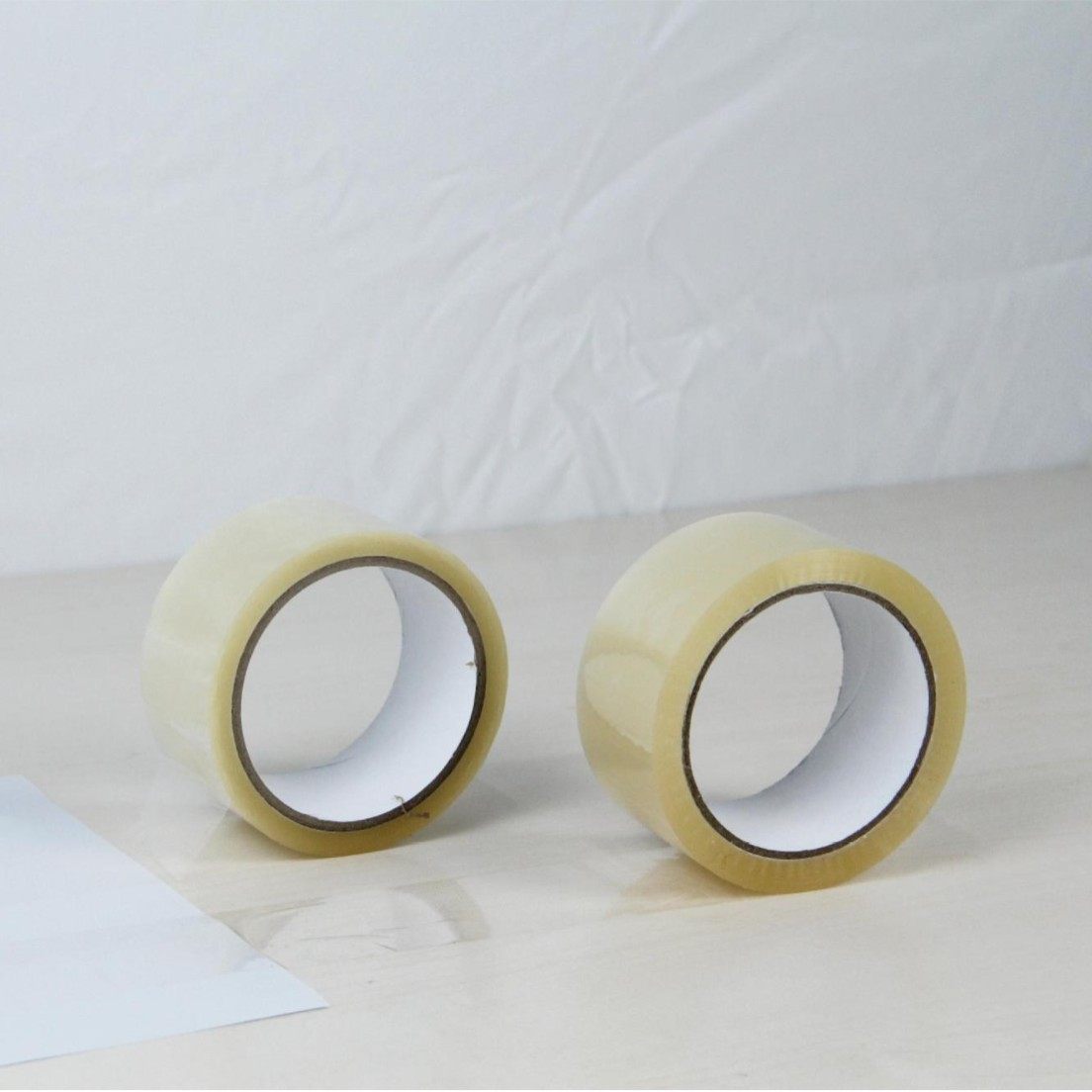 Factory supply water glue transparent BOPP tape express packing sealing tape household large roll transparent tape