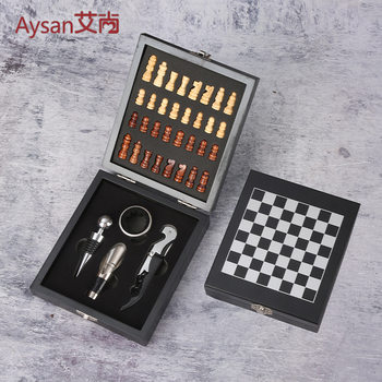 Wine bottle opener suit chess bottle opener suit gift box creative multi-function bottle opener tool set
