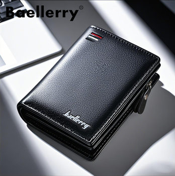 New wallet men's short men's high-end cross-border business zipper leather wallet pu small wallet men's wholesale