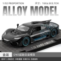 1:32 daben one alloy car model-black
