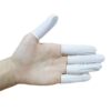 Disposable finger sleeve sheath white anti-static dust-free industrial labor protection tattoo non-slip latex finger sleeve wholesale