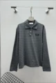 Gray striped long sleeves