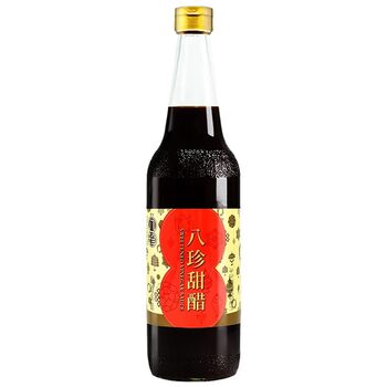 Bazhen sweet vinegar 600ml/bottle of diced sweet vinegar pot pork feet ginger vinegar egg selection moon sweet vinegar hong kong brand