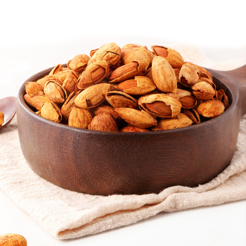 [Zhe Mi] Thin-Shelled Almonds 250g, Large Particles, a Must-Have Snack for Watching Dramas and Satisfying Cravings, Delicious and Crispy