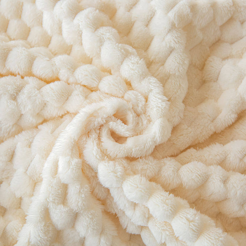 Curled Velvet Blanket Student Dormitory Machine Washable Air-Conditioned Shawl Blanket Summer Magic Plush Blanket Universal for All Seasons