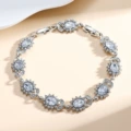 White gemstone bracelet