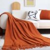Sofa Blanket ins Style Blanket Office Nap Blanket Shawl Air Conditioner Blanket Homestay Decorative Bed Tail Towel