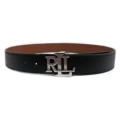 1 silver buckle + lychee pattern black