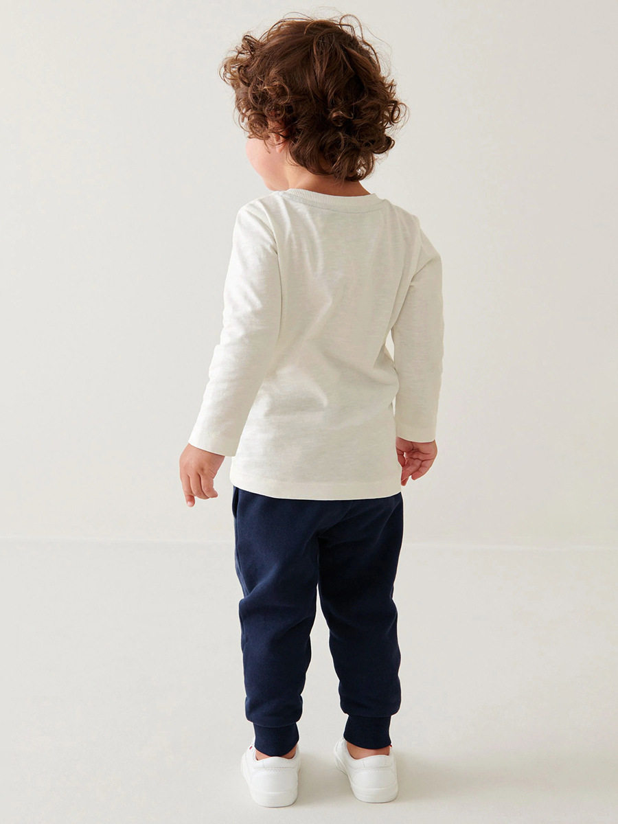 Boys' New Autumn T-Shirt Set, Cartoon Casual Trendy Kids' Outfit