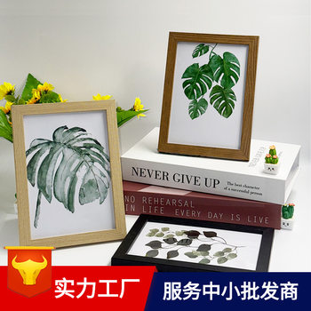 Photo Frame Picture Frame Tabletop Decoration Photo Wall 5 Inch 6 Inch 7 Inch 8inch 10inch A4 Wooden DIY Combination for Hanging or Display