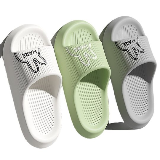 Men's Slippers Summer Home Indoor Large Size Bathroom Bath Non-slip Thick Bottom Household Soft Bottom Outer Wear Sandals Wholesale