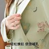 Winter Warm Thermal De Rong Long-Sleeve Maternity Pajamas for Nursing Mothers, Postpartum Loungewear Set for Winter