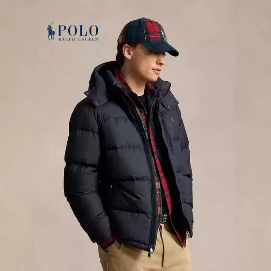 Ralph Lauren Winter Gorham Down Jacket with Detachable Hood, Windproof & Water-Resistant Puffer Coat, 2025 New