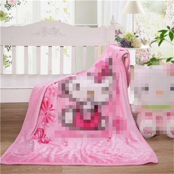 Cross-Border Popular Cartoon Children's Blanket Summer Air-Conditioned Kindergarten Nap Blanket Flannel Newborn Blanket