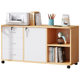 Filing Cabinet Floor Office Mobile Storage Cabinet with Wheels Locker Drawer Cabinet Under Table Low Cabinet Side Cabinet