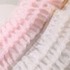 In-Stock Three-Layer Chiffon Lace Trim Handmade DIY Curtain Lolita Skirt Hem Discount Pleated Lace Trim Accessories