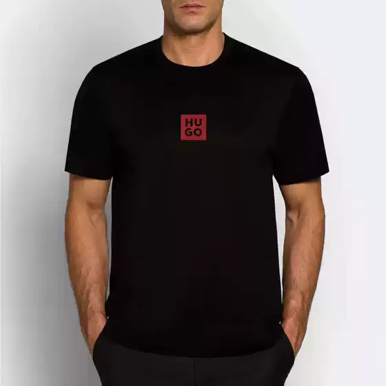 European Pure Cotton Short-Sleeve T-Shirt Men's Loose Casual Trendy Brand Personality Street Simple Versatile American Top Ins
