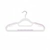 Factory direct plastic hanger household non-slip drying rack rainbow double anti-shoulder corner hanging clothes rack wholesale