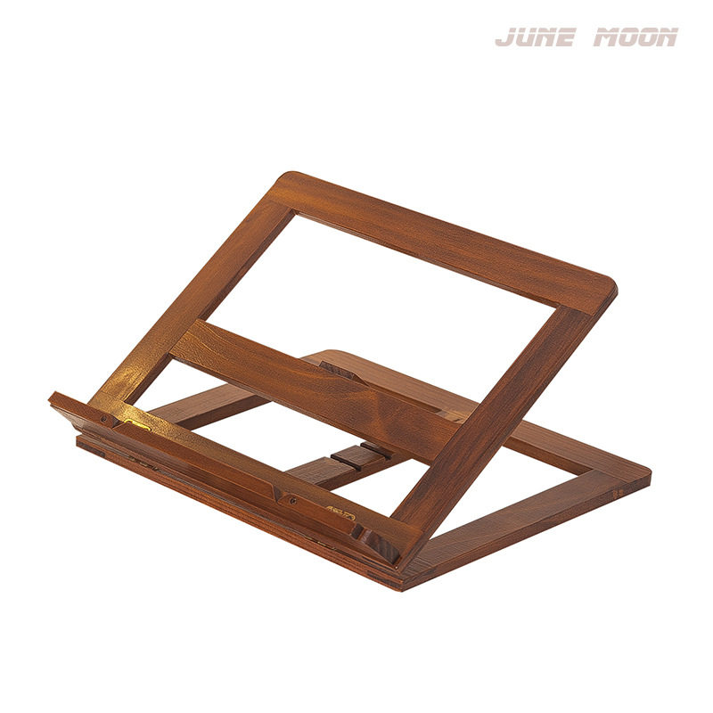 Reading Rack Wooden Multifunctional Folding Bookshelf for Adults Students Morning Reading Morning Reading Fixed Books Flip Bookshelf